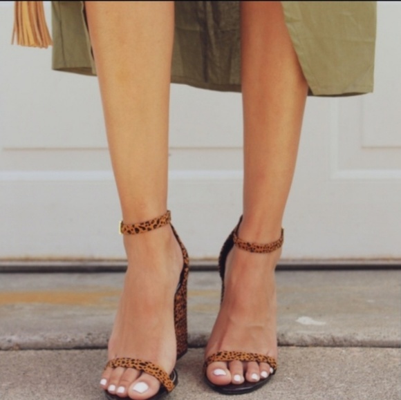 Price firm!The Natasha// leopard print heels - Picture 2 of 8